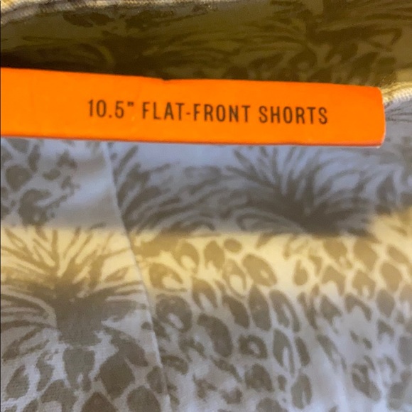 Men's 10.5" Flat Front Shorts Pineapple Print 40 - Picture 6 of 7